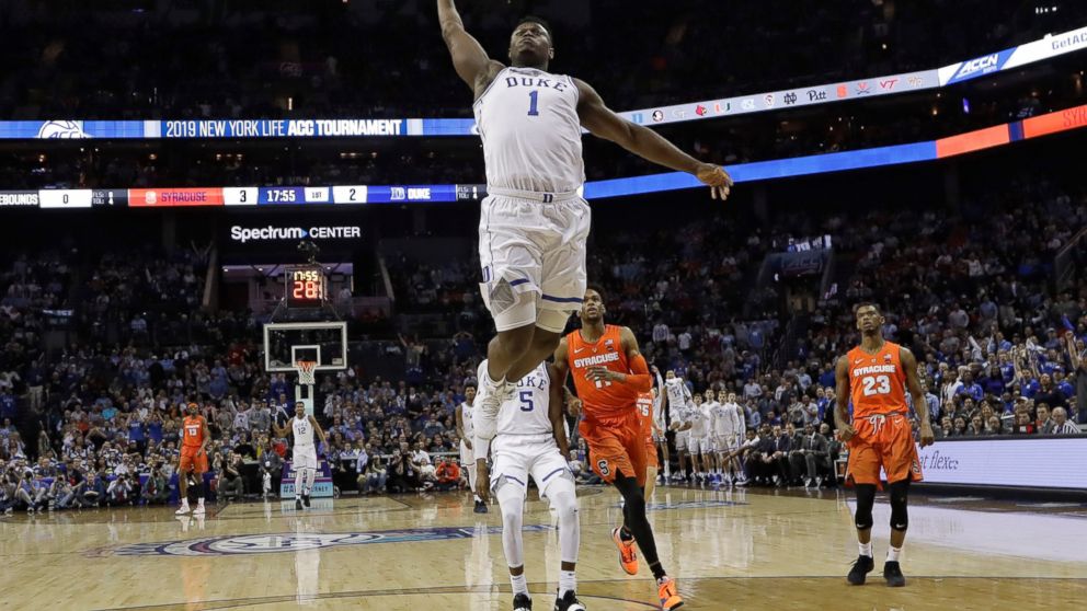 duke zion williamson dunk