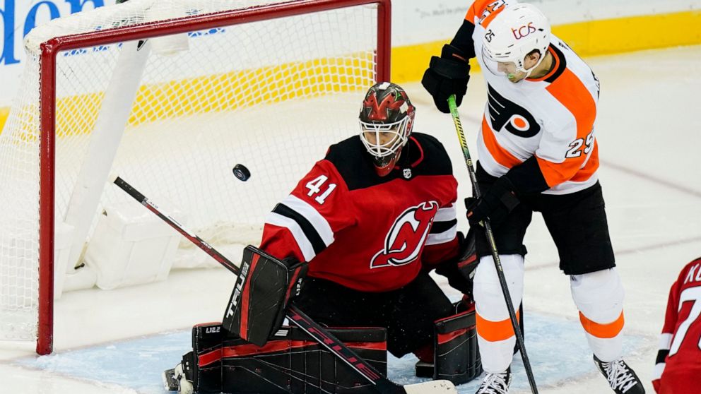 nhl devils score