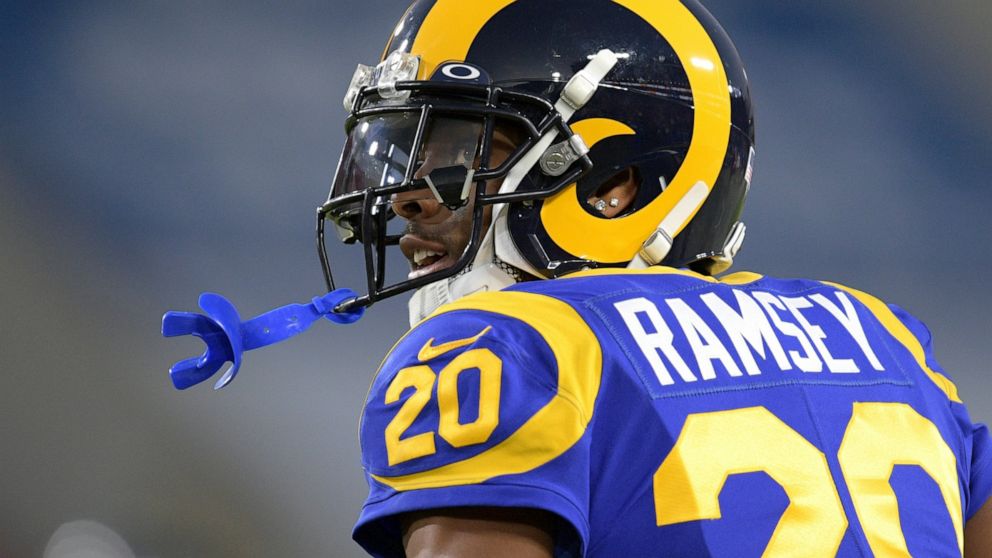 Corner Lockdown Ramsey Gets 5 Years 105 Million From Rams Abc News