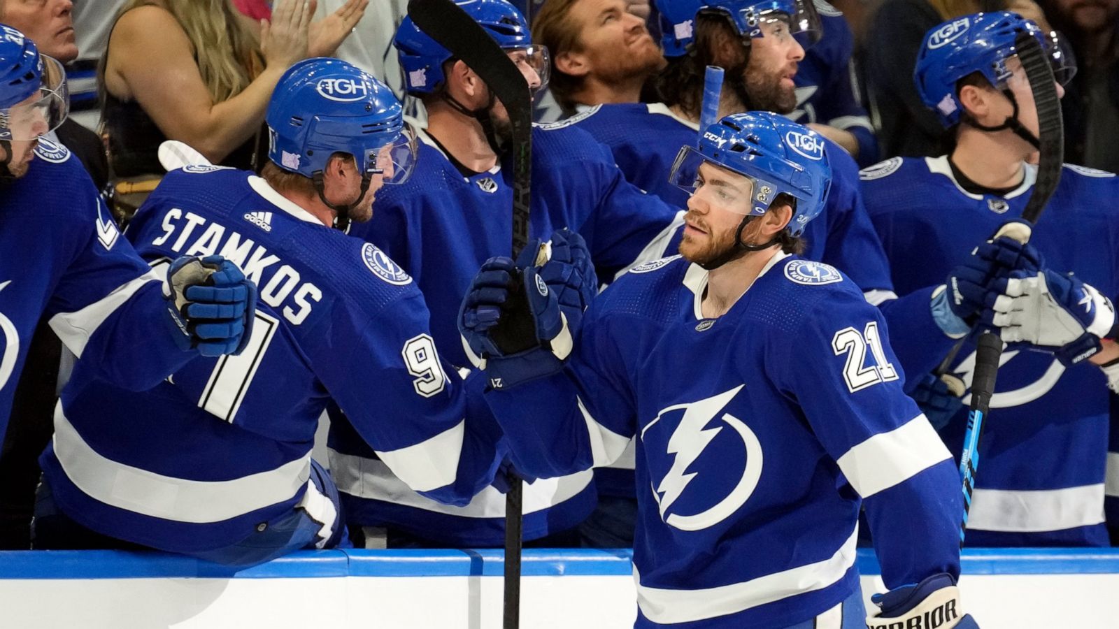 Point has 2 goals, assist in Lightning's 5-2 win over Blues - ABC News