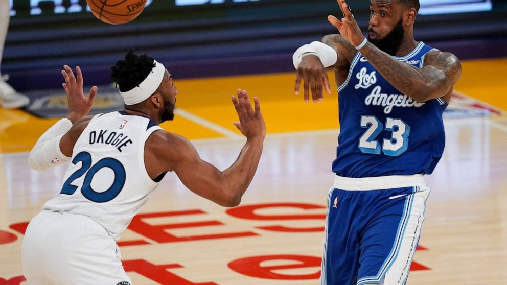 lebron rolls ball