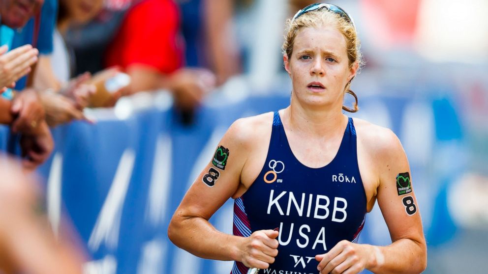 Americans Dominate First World Triathlon Series Women S Race Abc News