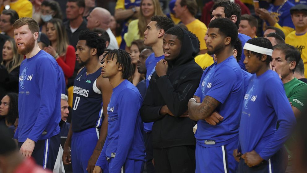 The NBA has fined the Dallas Mavericks a third time in the playoffs because of violations of rules regarding their bench
