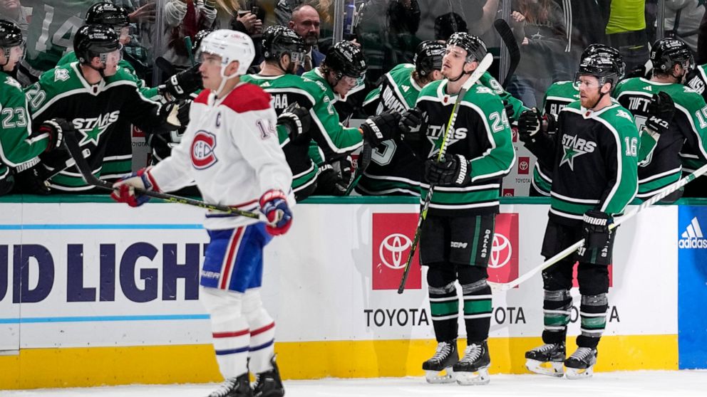Nick Suzuki, Roope Hintz, Joe Pavelski