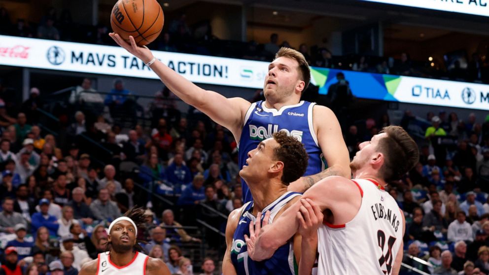 Doncic's triple-double, Dinwiddie's late run lead Mavs' win - ABC News