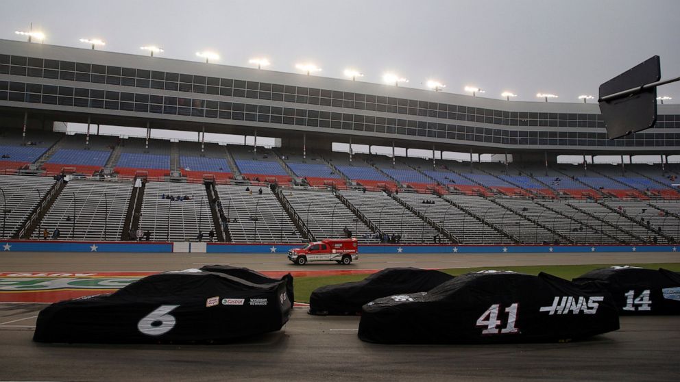 Nascar S Cup Playoff At Misty Texas Put On Hold Another Day Abc News