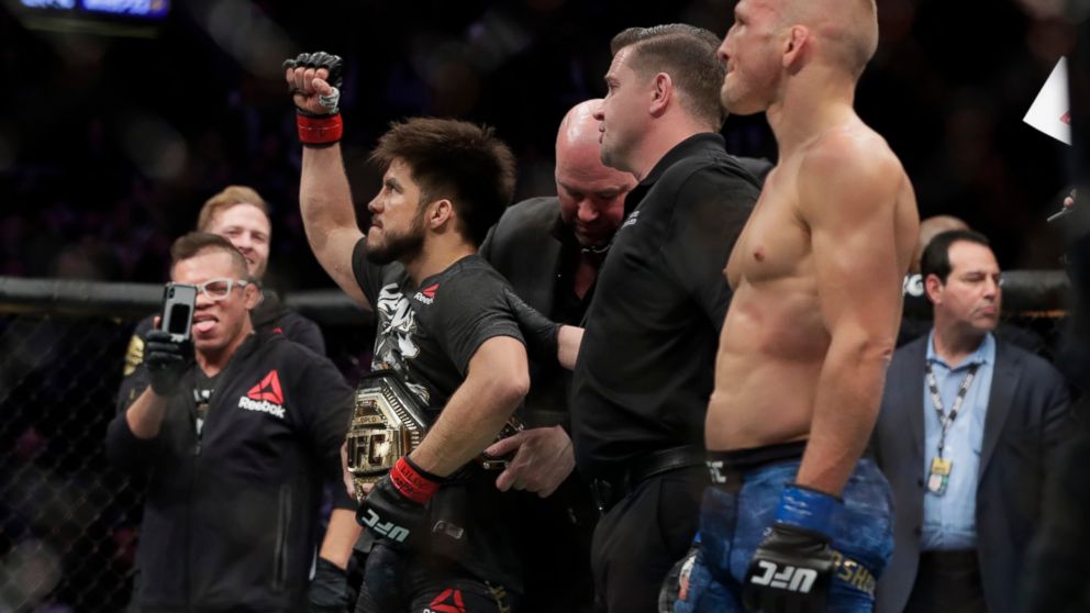 Cejudo Defends 125 Pound Belt With Record Win Over Dillashaw Abc News