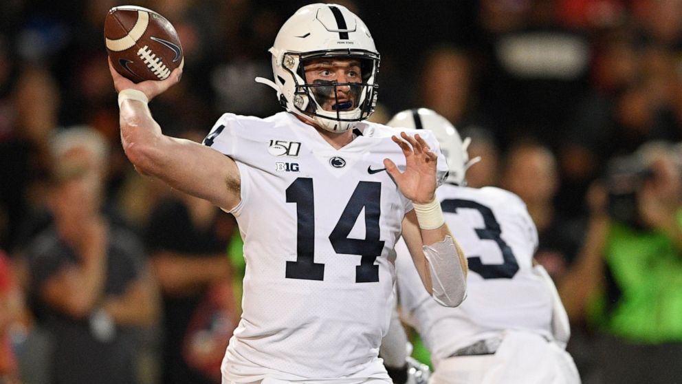 No 12 Penn State Blows Out Maryland Again 59 0 Abc News