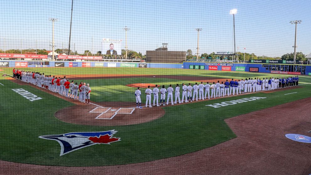 Angels Win 7 5 In Home Opener For Florida Based Blue Jays Abc News