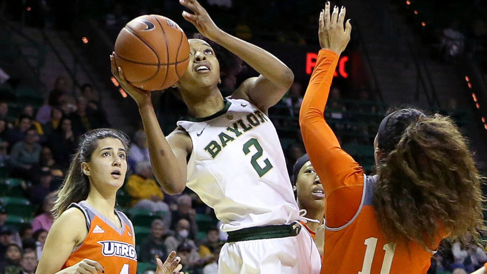 No 8 Baylor Women Roll Past Texas Rio Grande Valley 98 37 Abc News