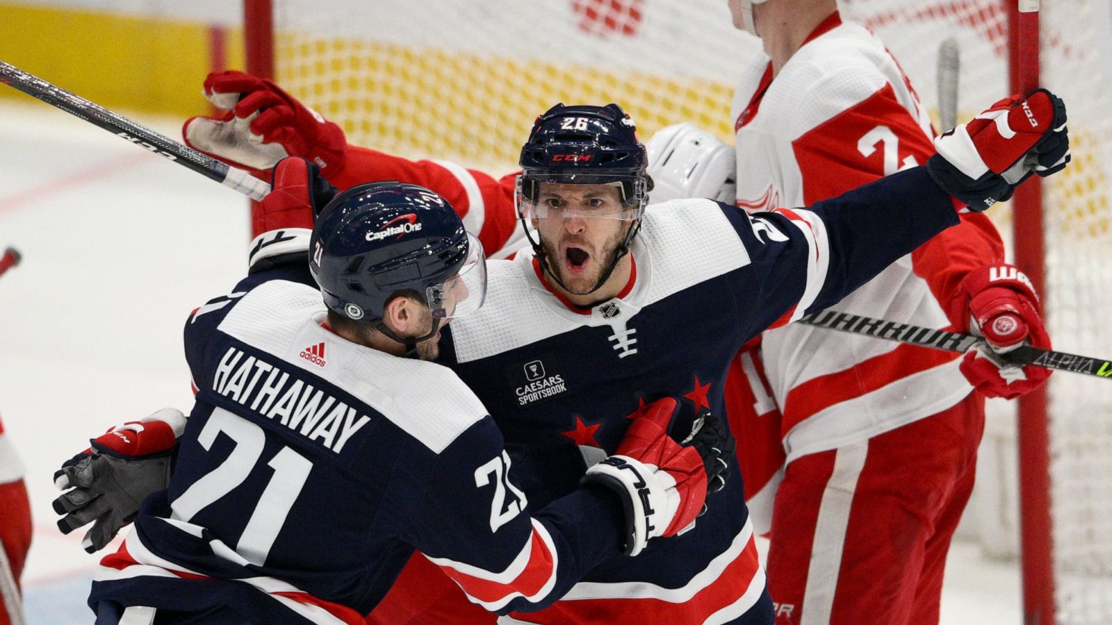 Orlov scores in OT, Caps hand Red Wings 6th straight loss - ABC News