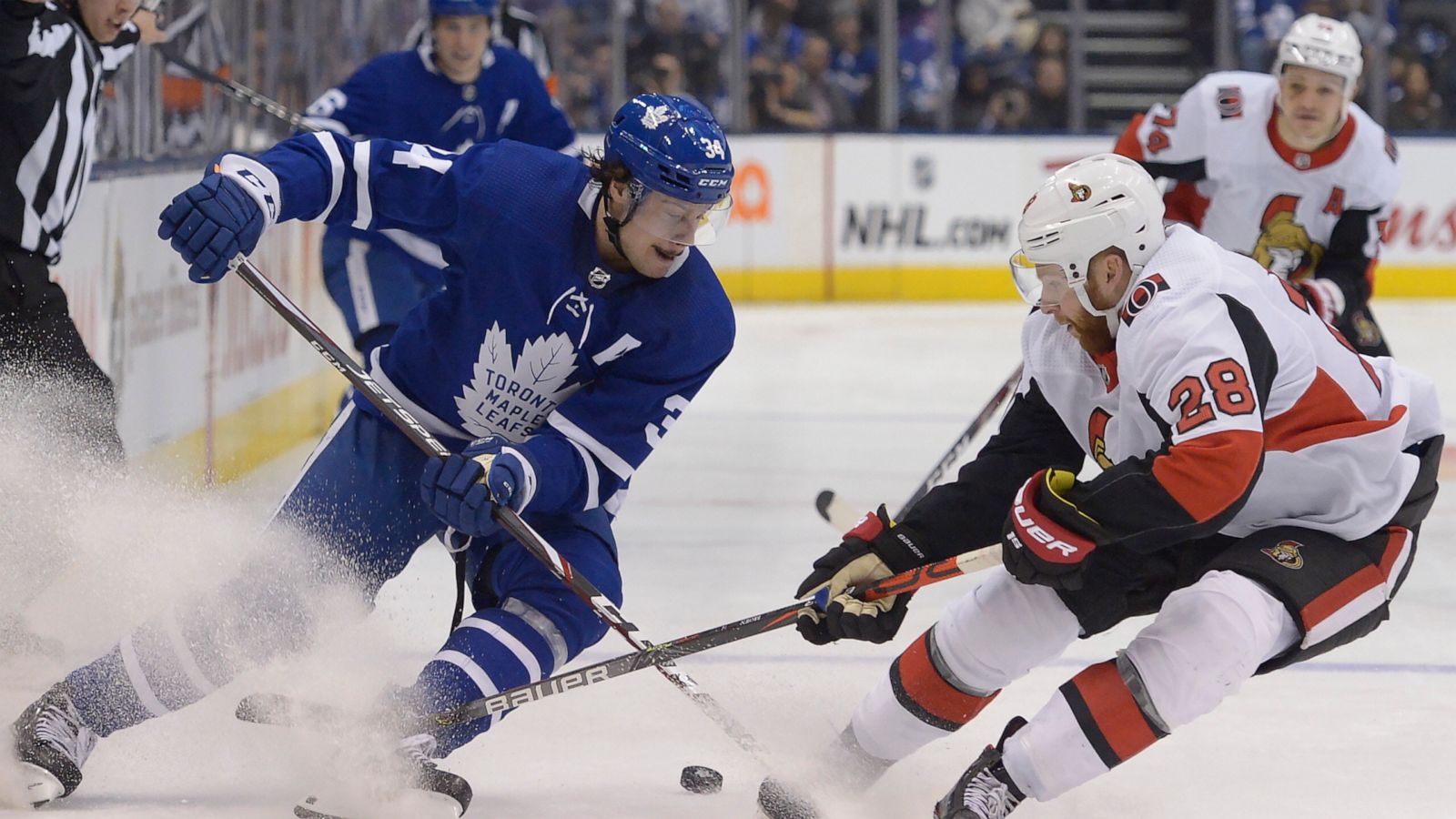 Marner S Power Play Goal In Ot Leads Toronto Over Senators Abc News