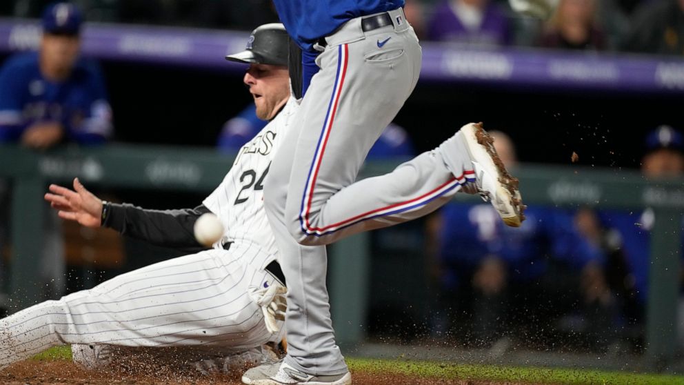 Rox Win On Wild Pitch In 11th Texas 13th Road Loss In Row Abc News