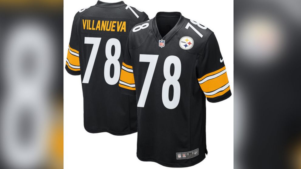 PHOTO: Pittsburgh Steelers Alejandro Villanueva's  jersey.