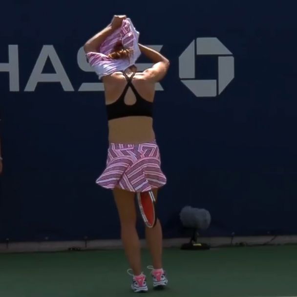 US Open: Sexism row erupts over Alize Cornet wardrobe malfunction - Yahoo  Sport