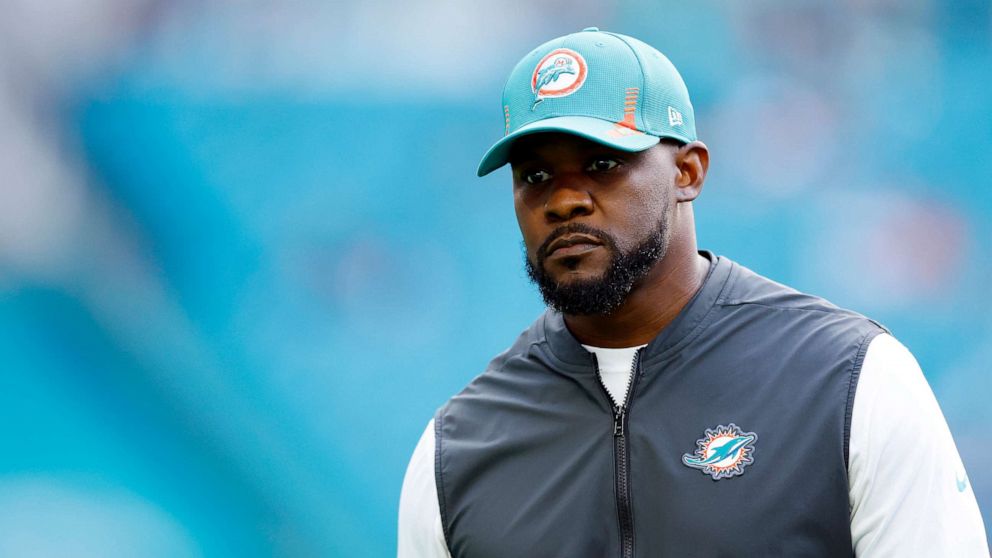 Former Miami Dolphins coach Brian Flores sues NFL for alleged racial  discrimination - ABC News