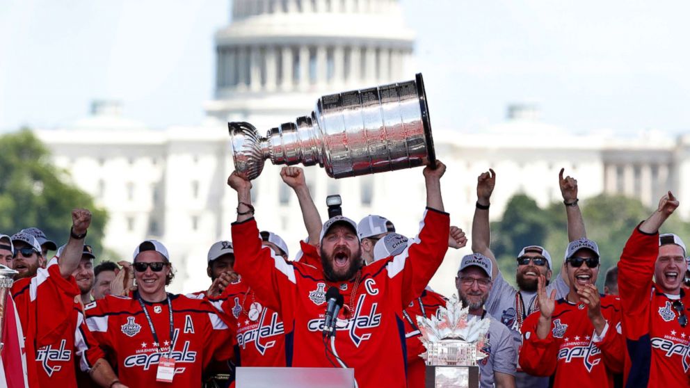 Thousands of fans celebrate the Washington Capitals' 1st Stanley Cup win -  ABC News