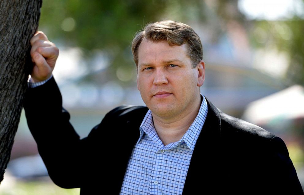 PHOTO: In this March 25, 2016, file photo, Chris Nowinski, co-founder and president of the Concussion Legacy Foundation, has his photo taken in Oakland, Calif.