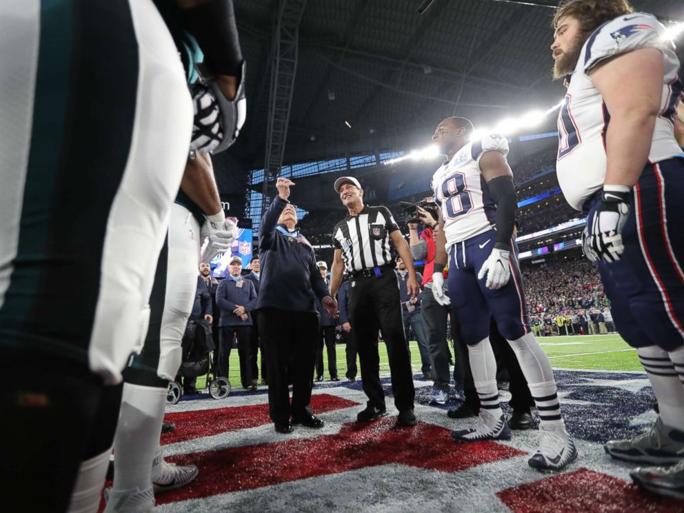 patriots coin flip