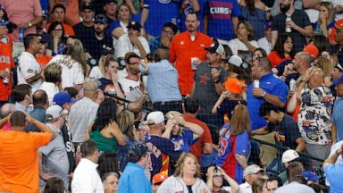 Woman struck by t-shirt fired into stands drops lawsuit against Astros