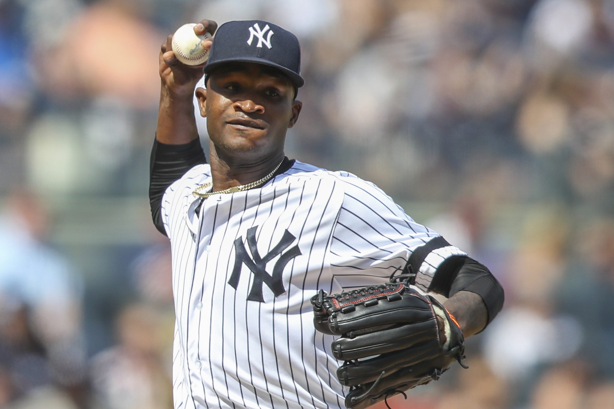 Yankees pitcher Domingo German suspended for domestic violence