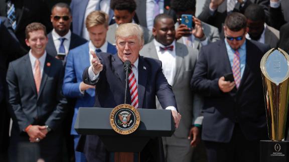 Clemson Football Team Visits White House