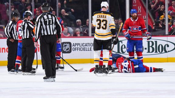 Canadiens' Phillip Danault to remain in hospital overnight ...