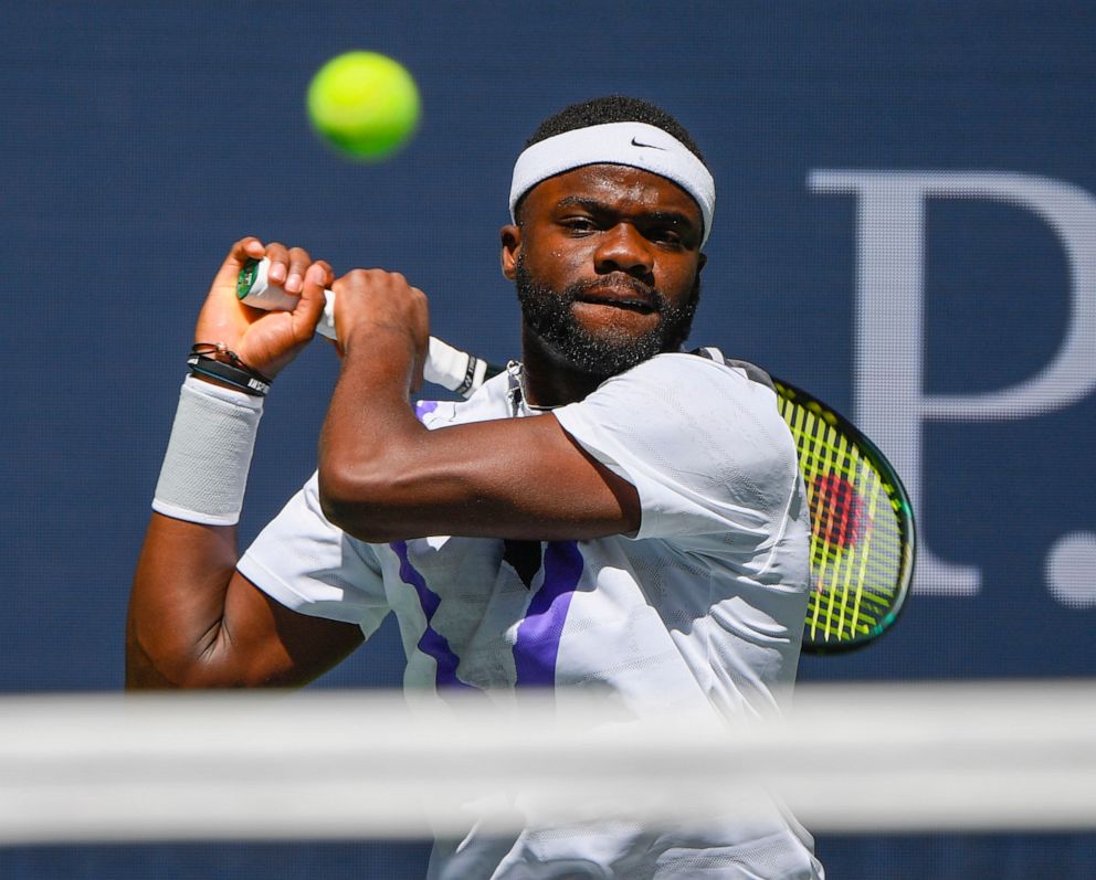 PHOTO: Frances Tiafoe at the 2019 U.S. Open tennis tournament at USTA Billie Jean King National Tennis Center, Aug. 29, 2019.