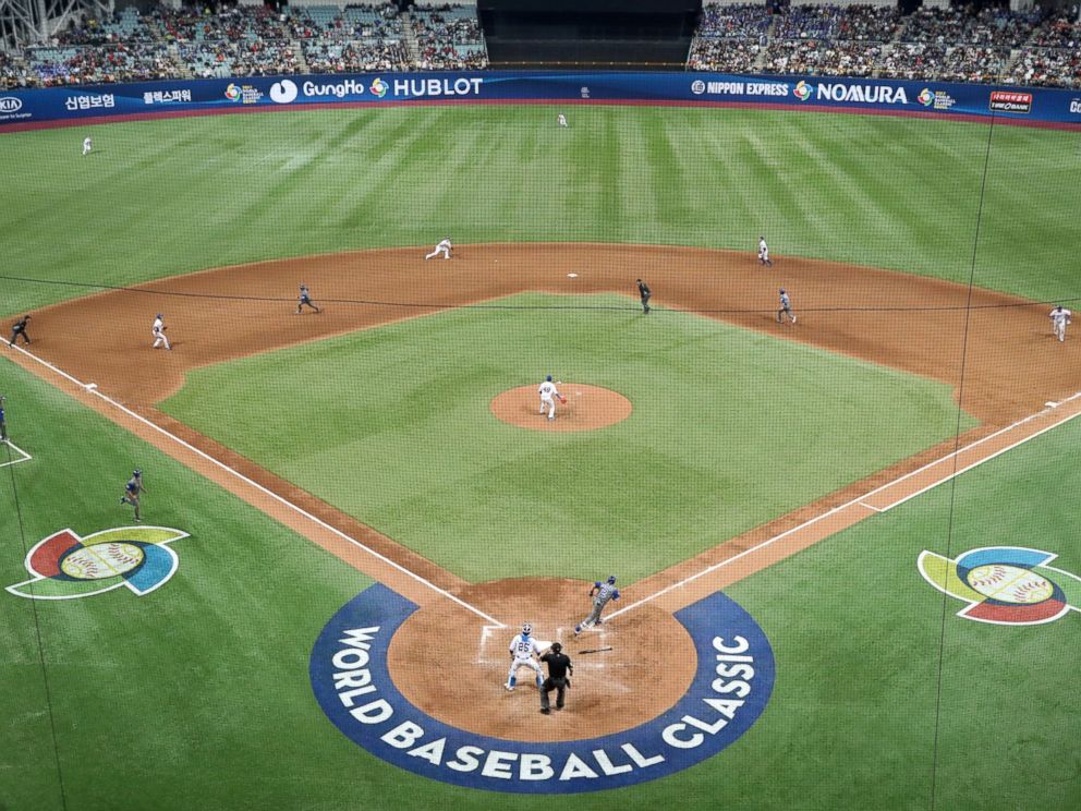 PHOTO: A general view of Gocheok Sky Dome during Game 1 of Pool A between Team Korea and Team Israel, March 6, 2017 in Seoul, South Korea.