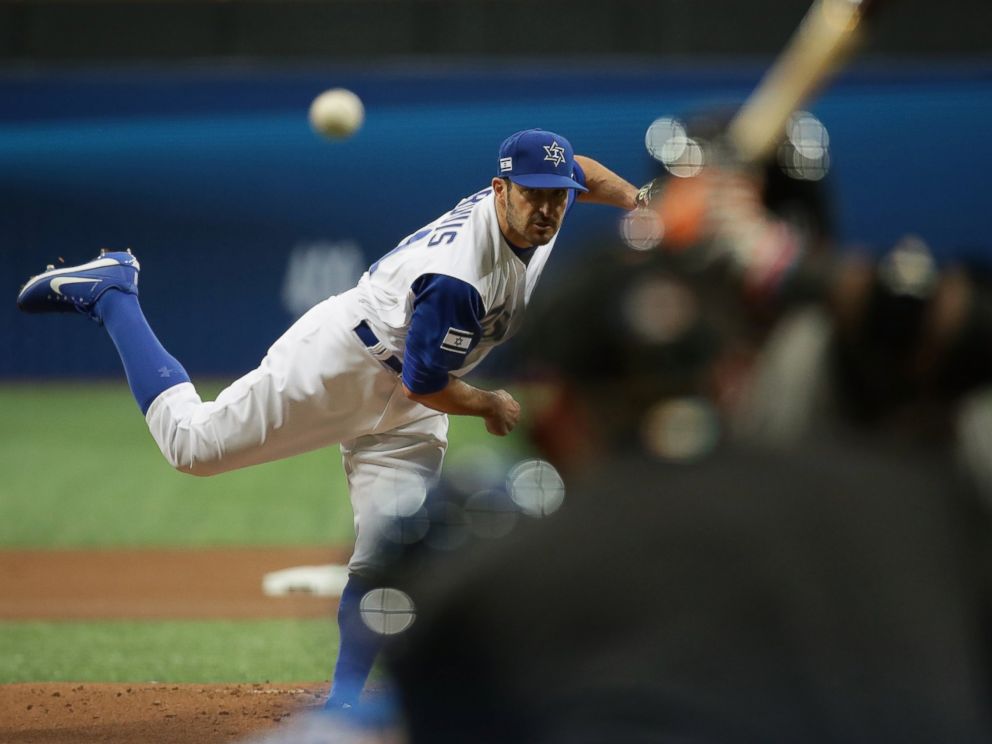 PHOTO: Starting Pitcher Jason Marquis of Israel pitches against a player from the Netherlands at Gocheok Sky Dome on March 9, 2017 in Seoul, South Korea.