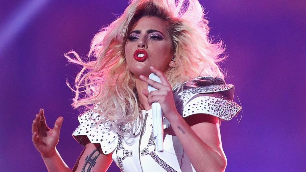 PHOTO: Lady Gaga performs during the Pepsi Zero Sugar Super Bowl 51 Halftime Show at NRG Stadium on Feb. 5, 2017 in Houston.