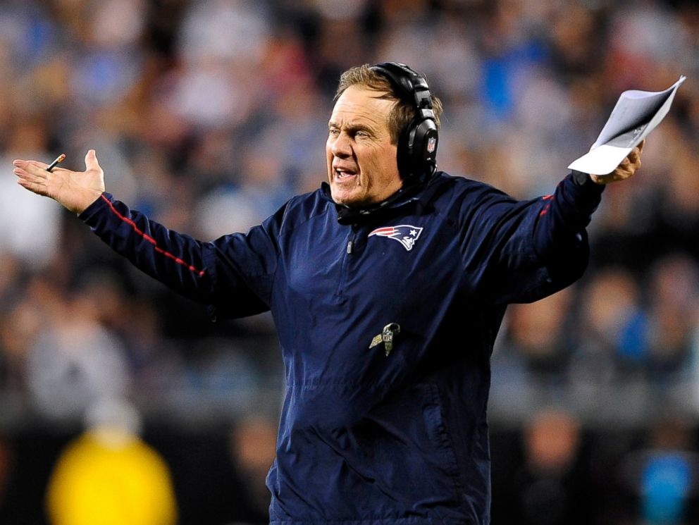 PHOTO: Coach Bill Belichick of the New England Patriots during a game against the Carolina Panthers on Nov. 18, 2013 in Charlotte, North Carolina.