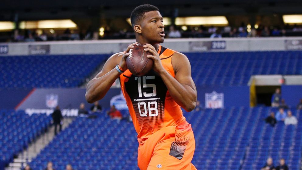 NFL Draft Day Jameis Winston Goes to Tampa Bay Buccaneers as No. 1 NFL