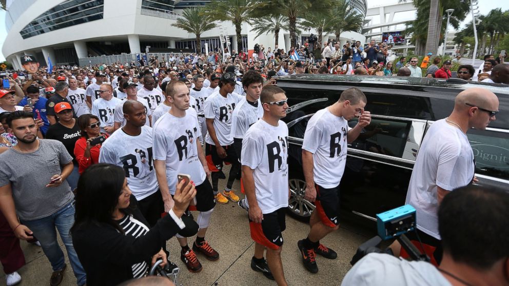 Jose Fernandez Funeral: Family and Friends Gather for Funeral