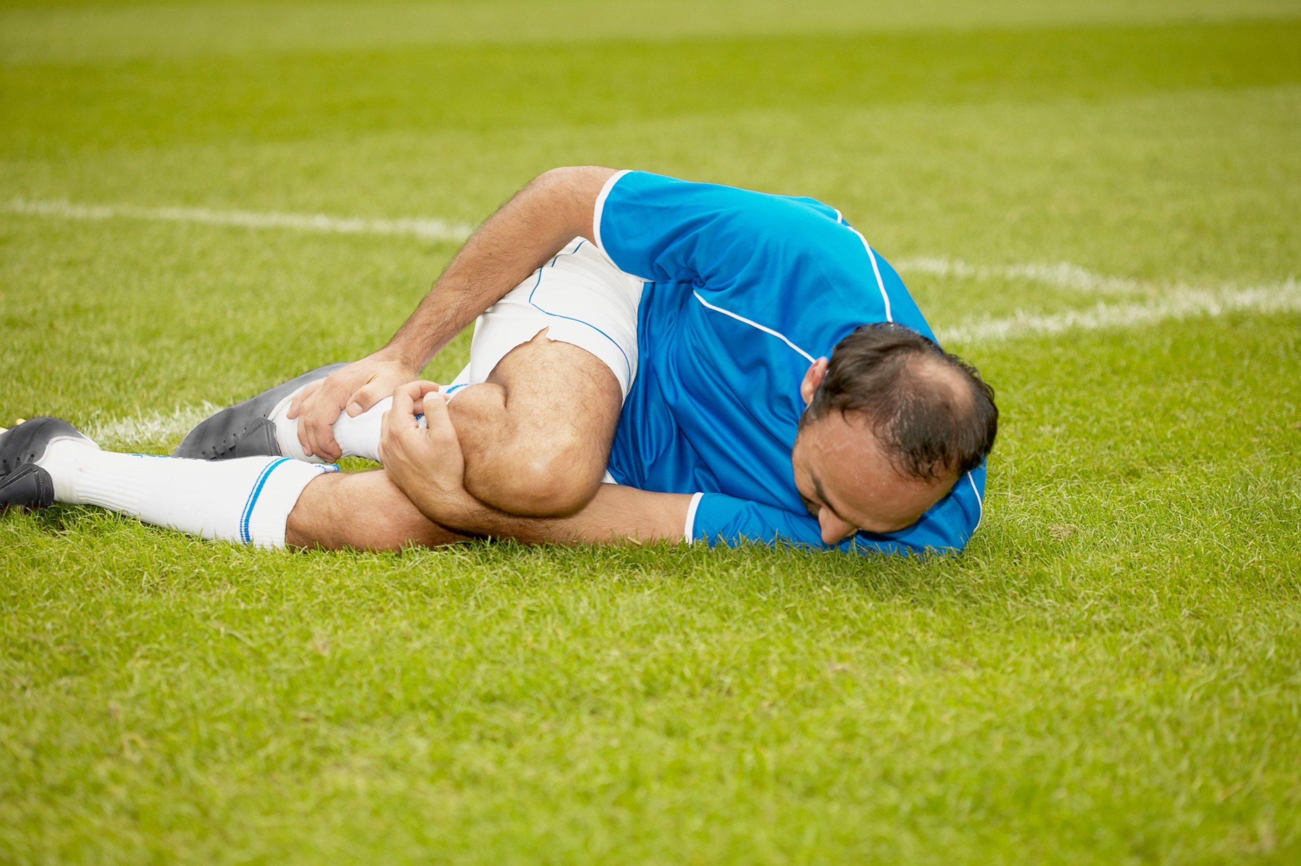 PHOTO: An injured soccer player is seen in this undated stock photo. 