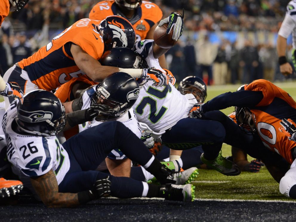 PHOTO: The Denver Broncos vs the Seattle Seahawks in Super Bowl XLVIII at MetLife Stadium in East Rutherford, New Jersey, Feb. 2, 2014.