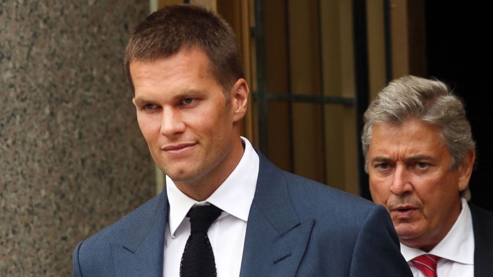 Tom Brady of the New England Patriots leaves federal court after contesting his four game suspension with the NFL on Aug. 31, 2015 in New York.