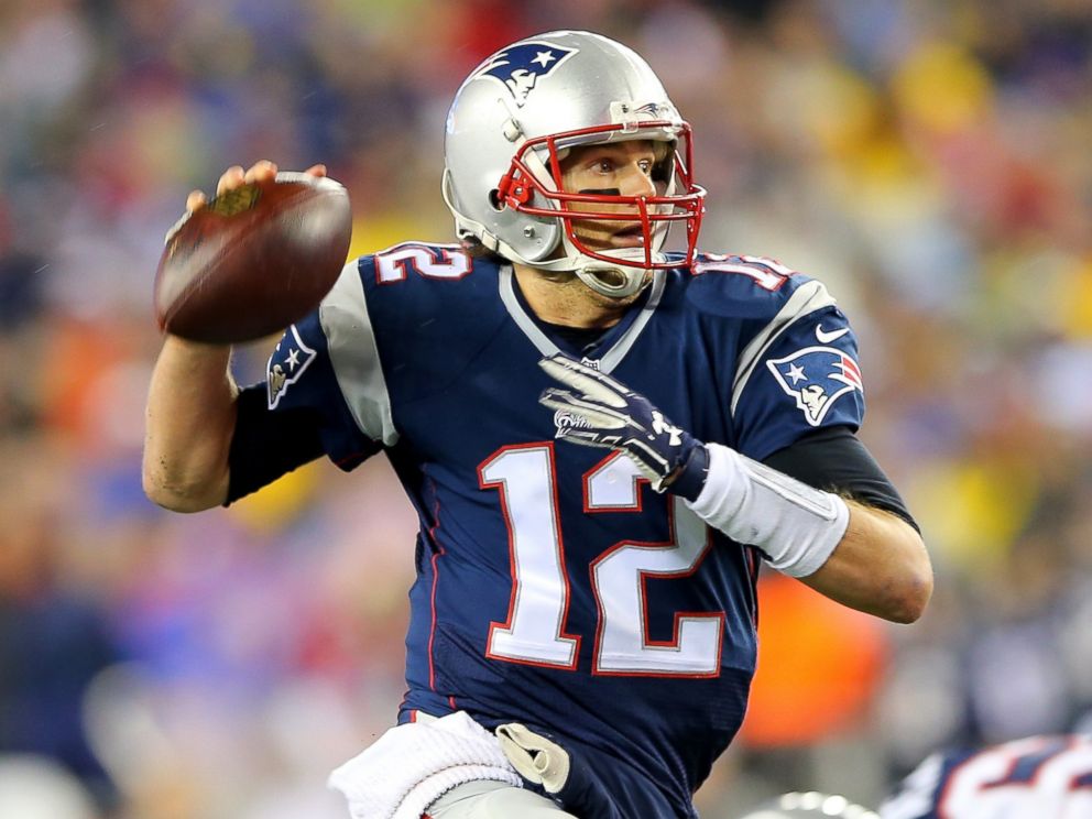 PHOTO: Tom Brady of the New England Patriots prepares to throw against the Indianapolis Colts during the 2015 AFC Championship Game at Gillette Stadium on Jan. 18, 2015 in Foxboro, Mass.