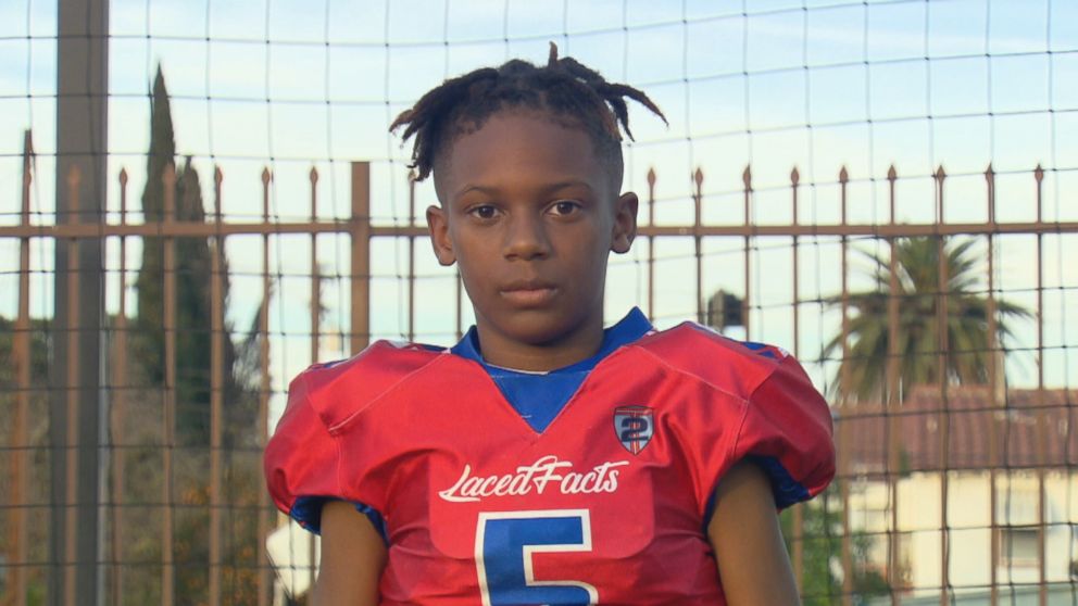 PHOTO: Ten-year-old Havon Finney Jr. says he received an offer from the college football program at the University of Nevada.