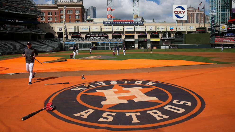 PHOTO: The Houston Astros will be playing the Atlanta Braves in the World Series.