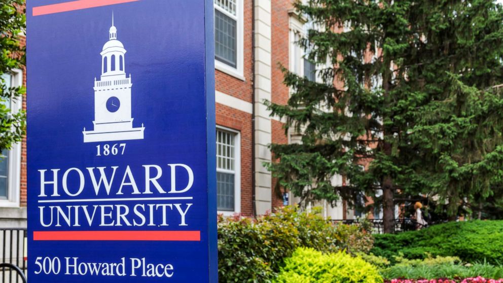 PHOTO: Howard University campus sign in Washington D.C. 