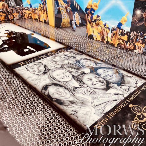 Intricate custom casket designed to honor Kobe, Gianna Bryant