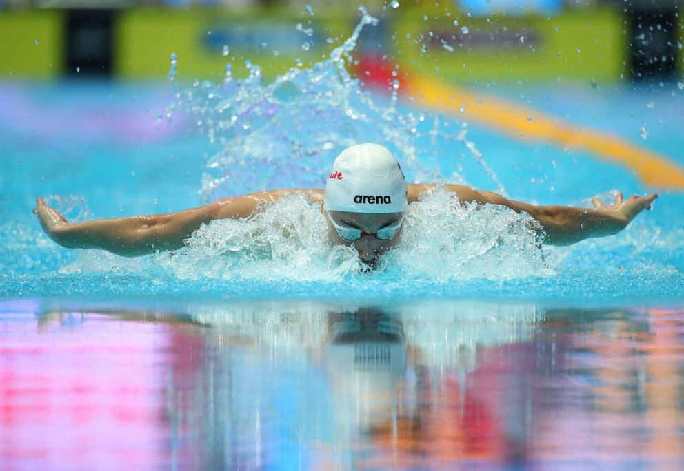 PHOTO: Kristof Milak of Hungary in action during the men's 200m Butterfly Final during the Swimming events at the Gwangju 2019 FINA World Championships, Gwangju, South Korea, July 24, 2019.