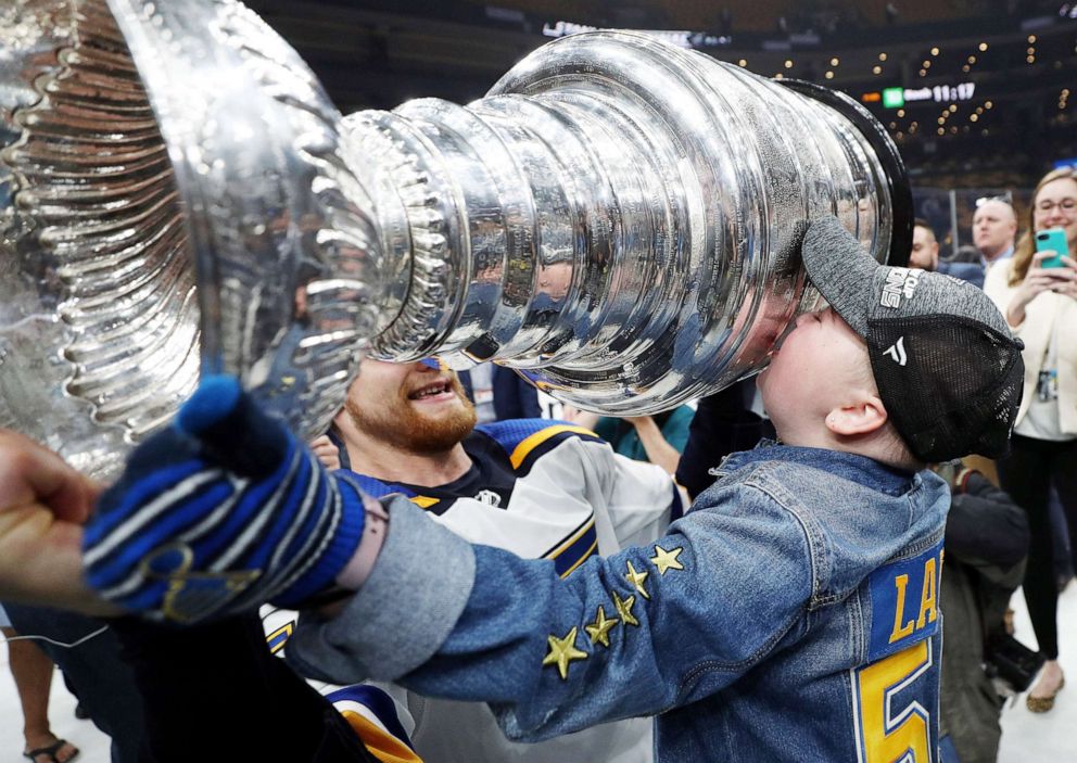 The Blues gave superfan Laila Anderson her own Stanley Cup