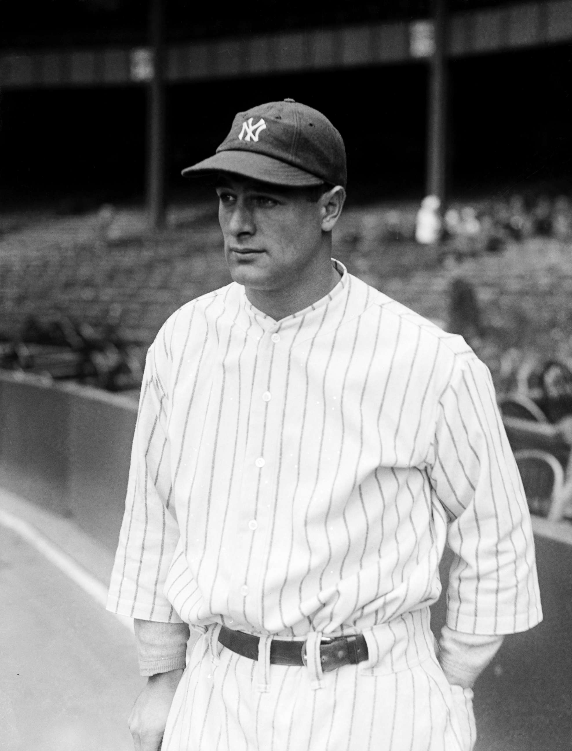 PHOTO: Lou Gehrig of the New York Yankees.