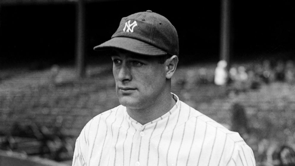PHOTO: Lou Gehrig of the New York Yankees.