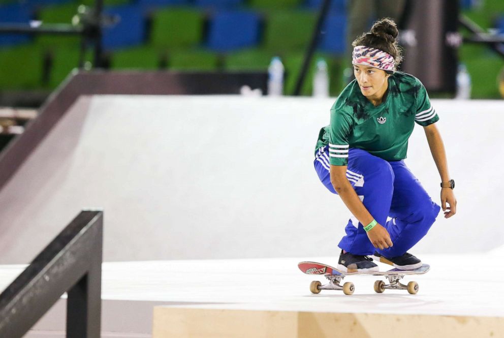 PHOTO: Mariah Duran of the United States competes during the finals of the WS/SLS 2019 World Championship at Parque Anhembi on Sept. 22, 2019, in Sao Paulo, Brazil.