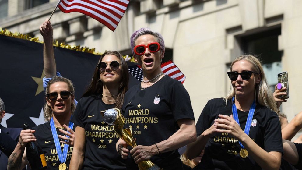 Stars Celebrate US Women's World Cup Victory - ABC News