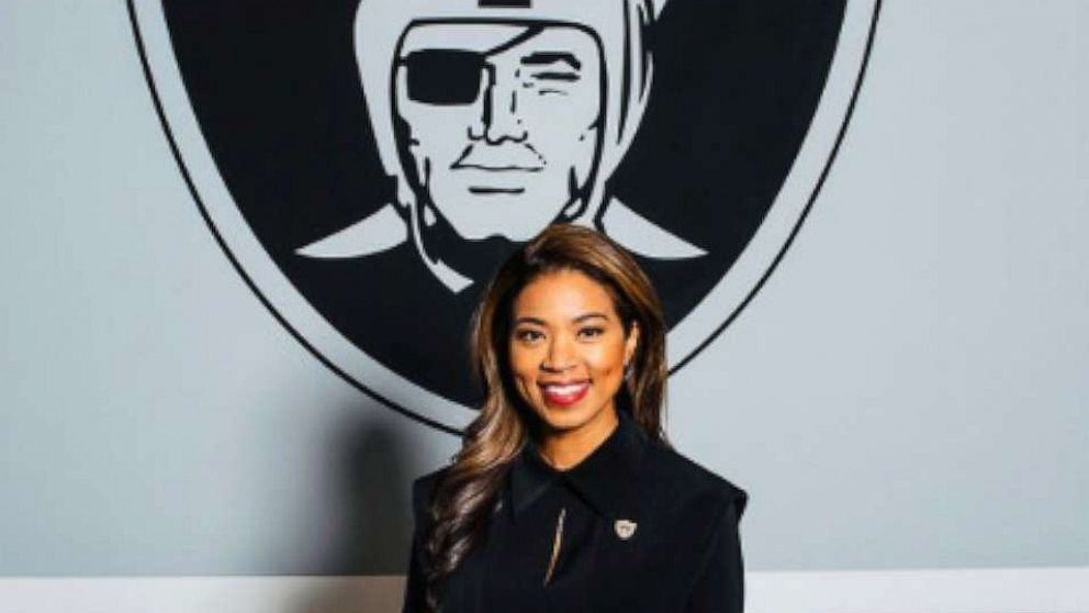 Raiders announce 1st Black female team president in NFL history - ABC News