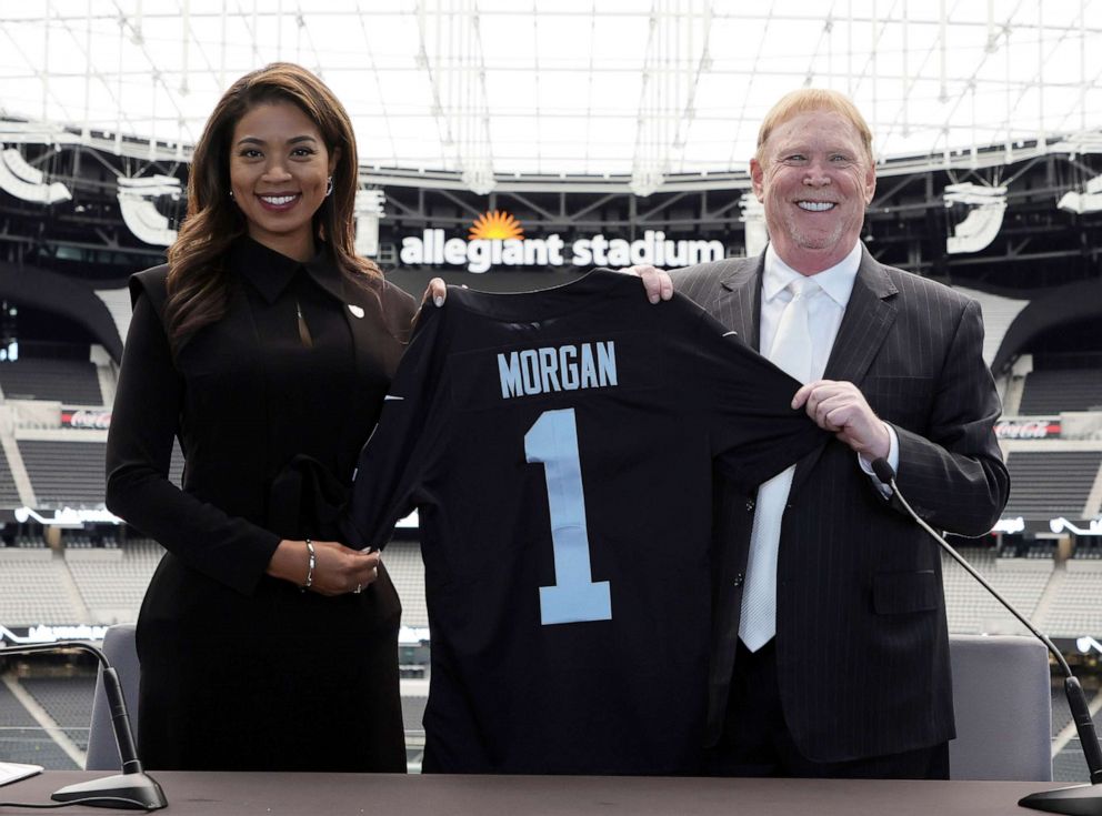 Raiders announce 1st Black female team president in NFL history - ABC News